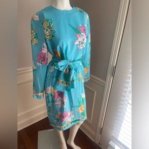 Vintage Anne Crimmins for Uni Collection, 100% Silk, Size 10